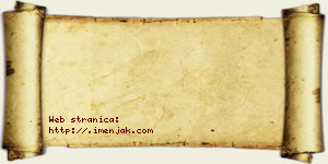 Jelisaveta Vrhovac vizit kartica